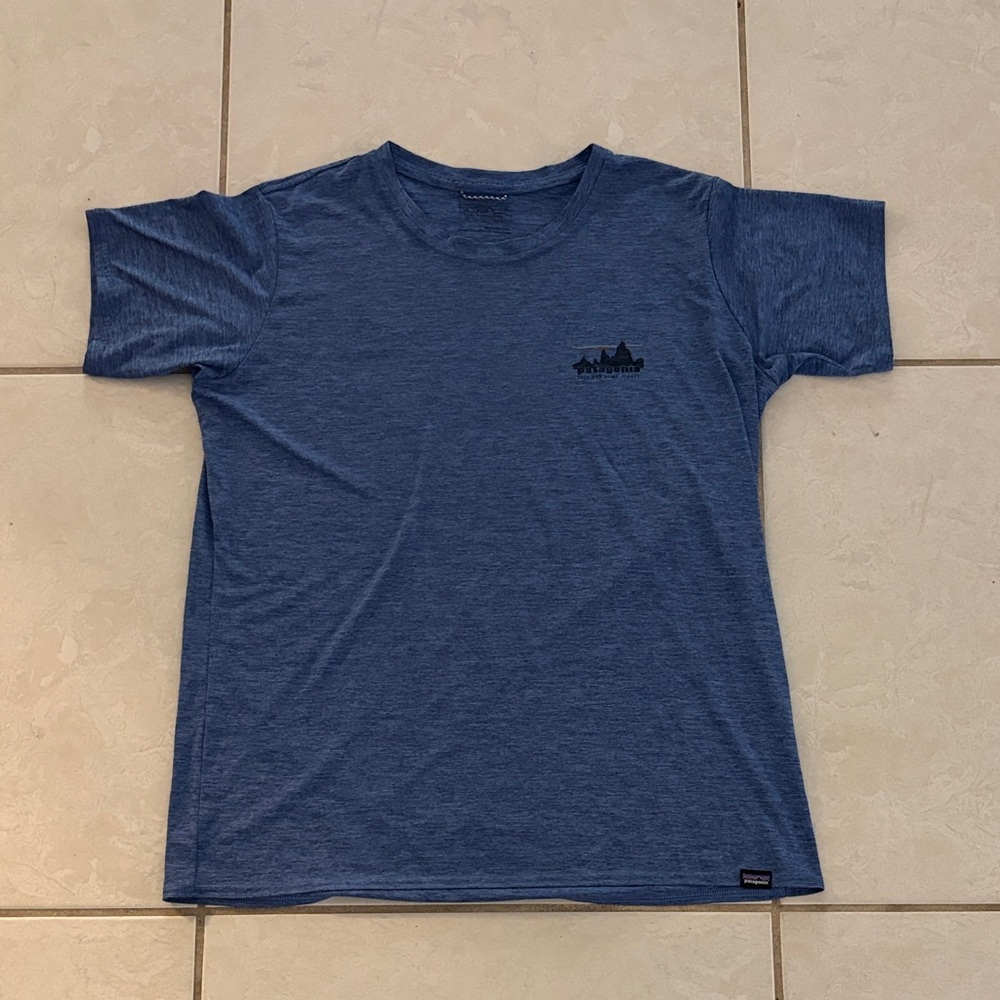 Patagonia Heather Blue Short Sleeve Tee